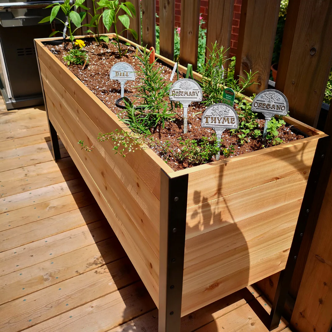18" x 60" Raised Garden Bed - 30" TALL / Garden Grade - Image 11
