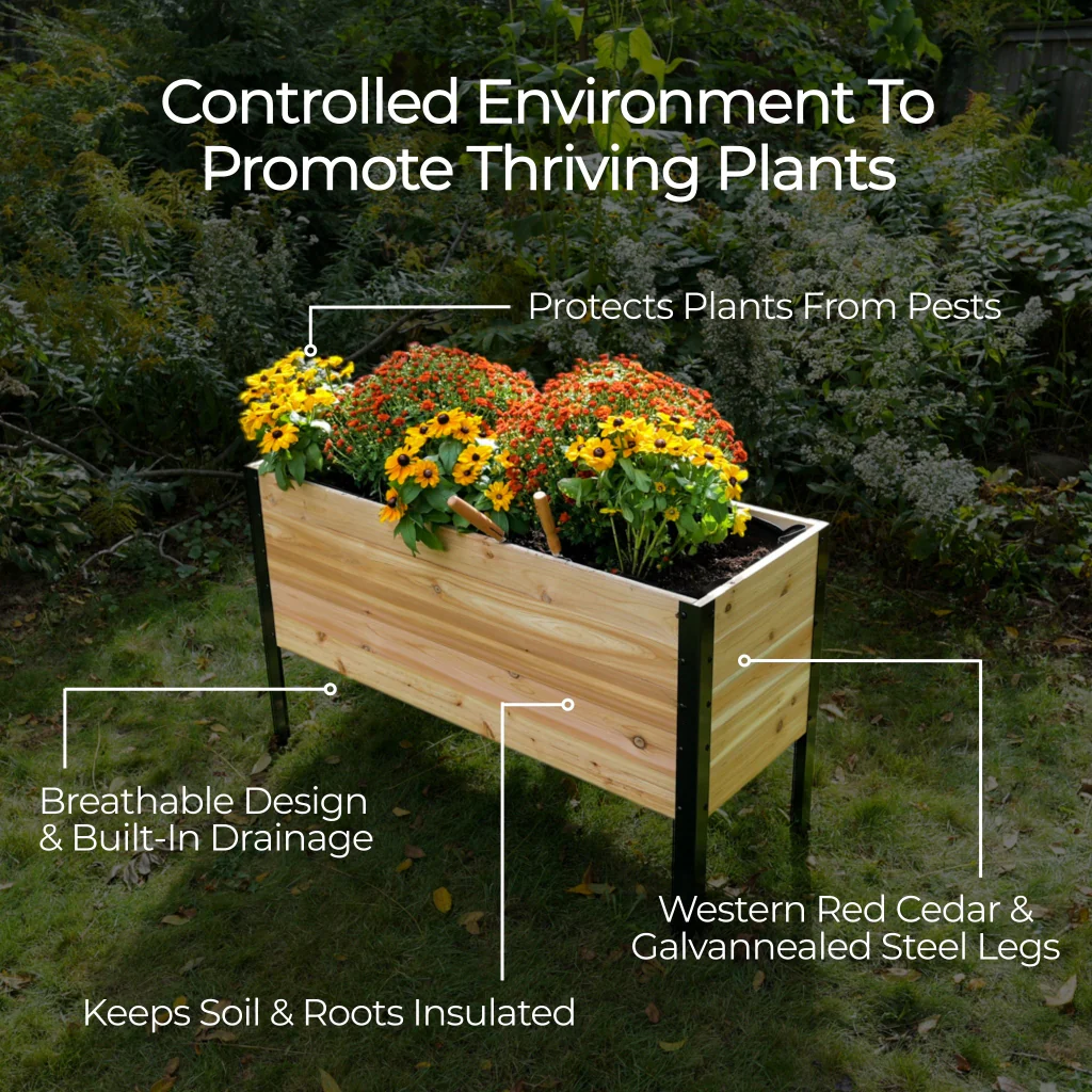 18″ x 24″ Raised Garden Bed - 30" TALL / Garden Grade - Image 5